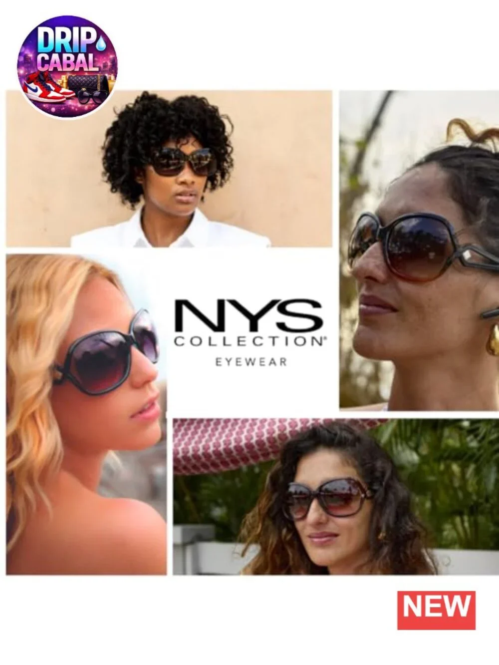 Oversized Vintage Jackie O Sunglasses for Women, 100% UV Protection
